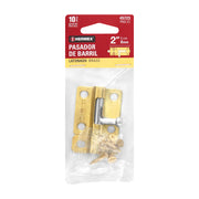 Pasador de barril de acero latón 2', HERMEX