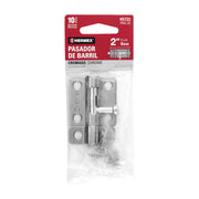 Pasador de barril de acero cromo 2', HERMEX