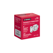 Pasador de sobreponer, modelo 31, cromo, HERMEX