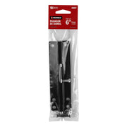 Pasador de barril 6' de acero acabado negro, HERMEX