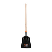 Pala carbonera chica T-2000 con mango largo de 43', TRUPER