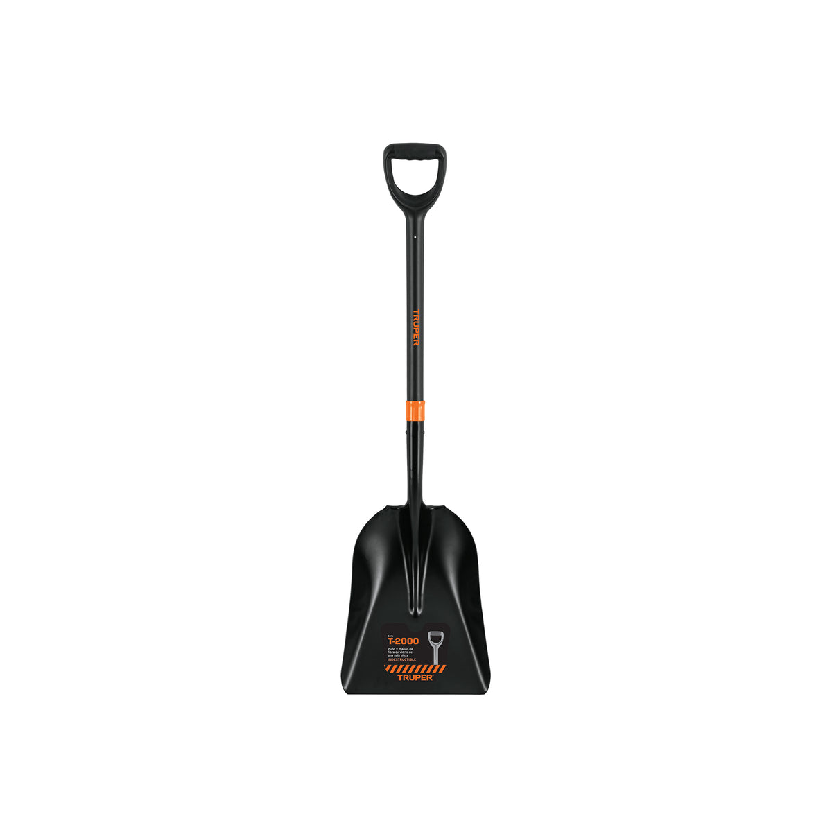 Pala carbonera T-2000, puño 'Y' mango fibra de vidrio TRUPER