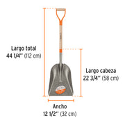 Pala carbonera Classic, puño 'Y', TRUPER