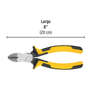 Pinza de corte diagonal 8' mango Comfort Grip, PRETUL