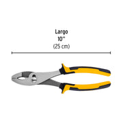 Pinza de chofer 10', mango comfort grip, PRETUL