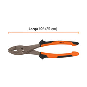 Pinzas de chofer 10' mango Comfort Grip, TRUPER EXPERT