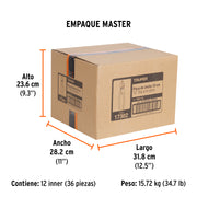 Pinza de chofer 10' mango de PVC, TRUPER