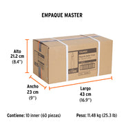 Pinza de chofer 6' mango de PVC, TRUPER