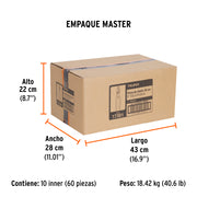 Pinza de chofer 8' mango de PVC, TRUPER