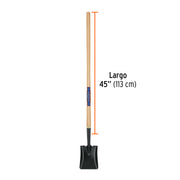 Pala cuadrada Classic Gardener, mango 45', TRUPER