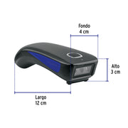 Lector de códigos de barras 2D, Bluetooth, VOLTECK