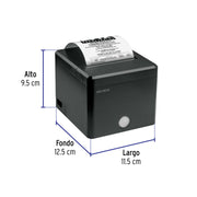 Impresora térmica de recibos 58/80 mm, USB+BT, autocorte