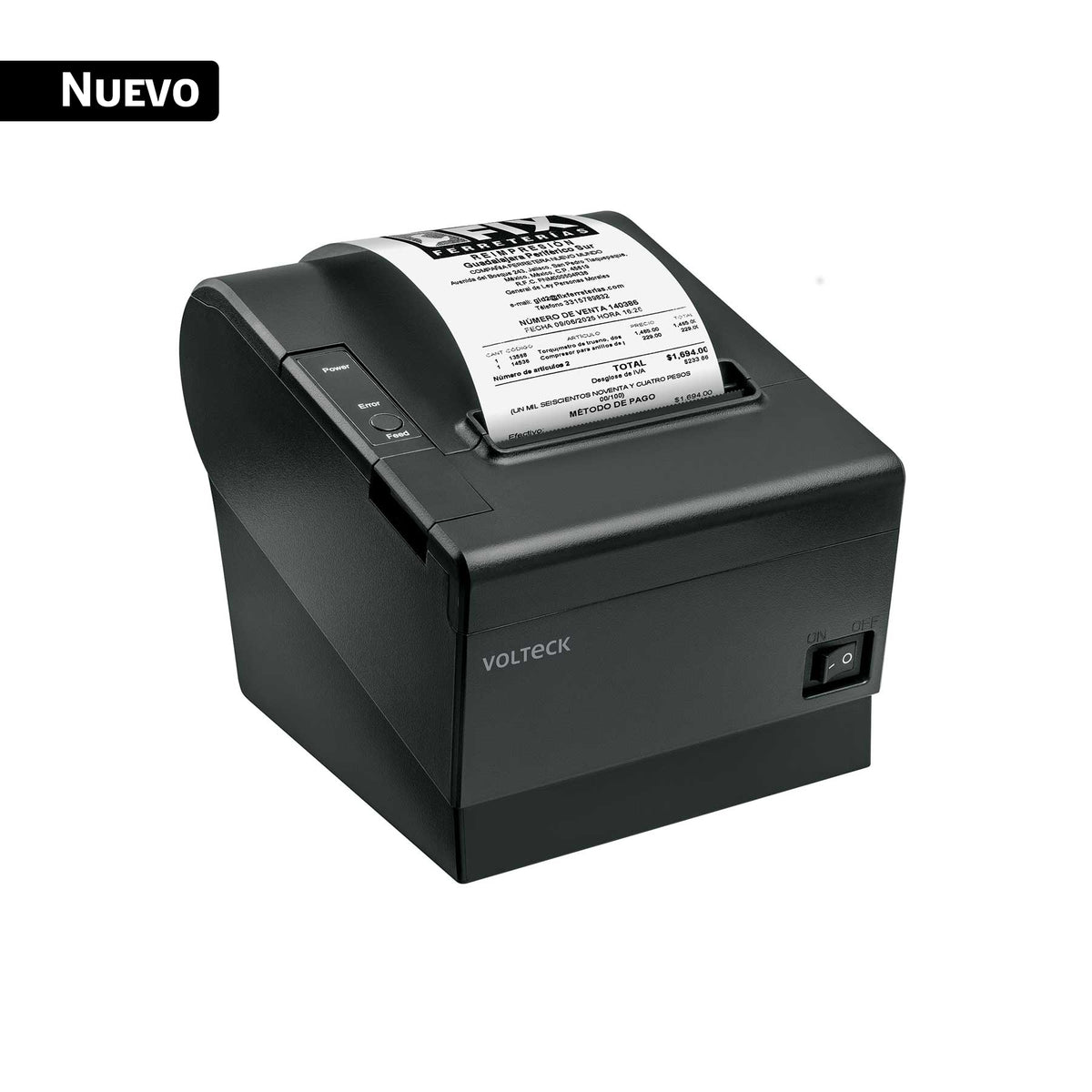 Impresora térmica de recibos 80mm USB+BT+RJ45+WiFi autocorte