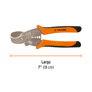 Pinza profesional 7' pela cables y corta cables, 14 a 8 AWG