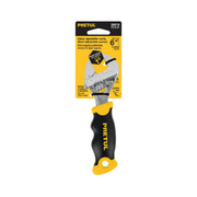 Llave ajustable (perico corto) 6' cromada con grip, PRETUL