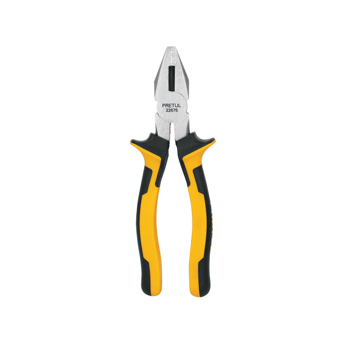 Pinza para electricista 7' mango Comfort Grip, PRETUL