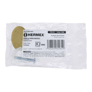 Perilla metálica estilo 'Contempo', latón brillante, HERMEX