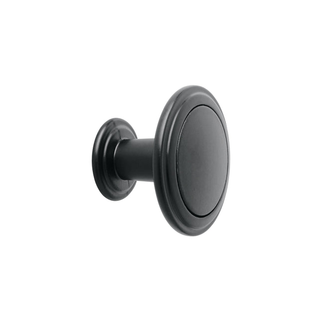 Perilla estilo 'Moderno' acabado negro, HERMEX