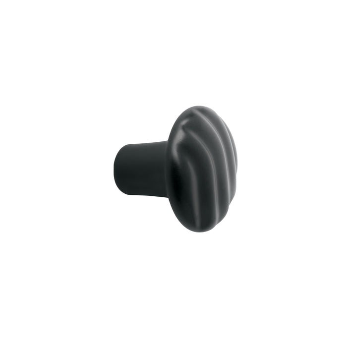 Perilla metálica estilo 'Toledo', acabado negro, HERMEX