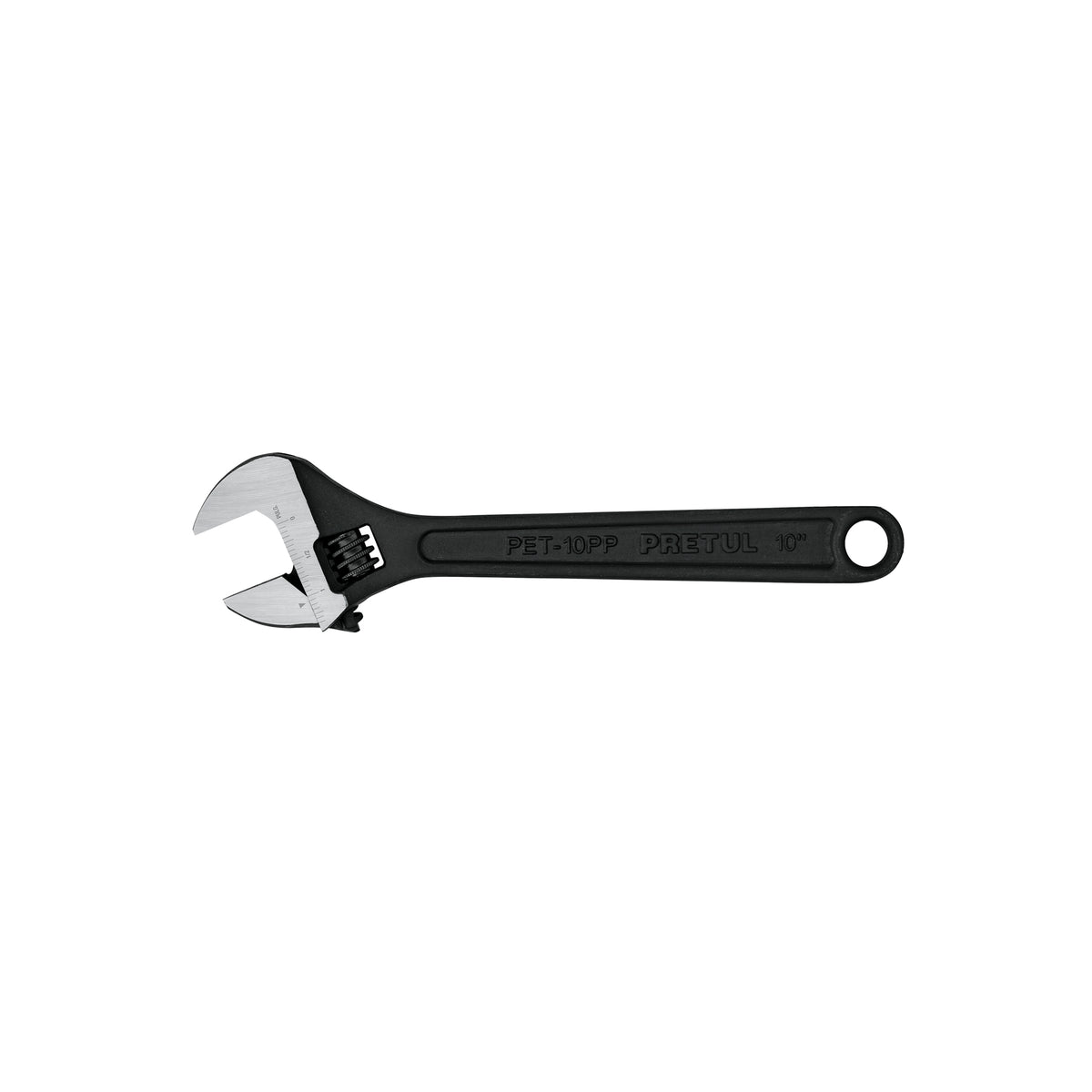 Llave ajustable (perico) 10' pavonada, PRETUL