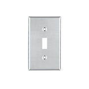 Placa de Acero Inox. para interruptor vertical, Standard