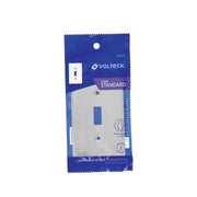 Placa de Acero Inox. para interruptor vertical, Standard