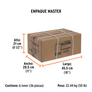 Piedra para asentar 200 mm, doble grano 150 y 240, TRUPER