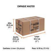 Piedra para asentar 150 mm, doble grano 150 y 240, TRUPER