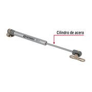 Pistón a gas con capacidad de 100 N / 10 kg, HERMEX