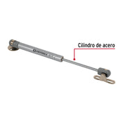 Pistón a gas con capacidad de 60 N / 6 kg, HERMEX