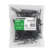 100 pijas #10 x 3'cabeza plana phillips multiusos