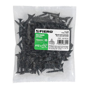 100 pijas #12 x 1-1/2'cabeza plana phillips multiusos