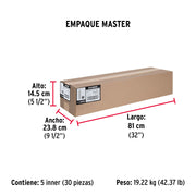 100 pijas #14 x 2'cabeza plana phillips multiusos