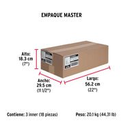 100 pijas #14x 3-1/2'cabeza plana phillips multiusos
