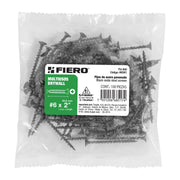 100 pijas #6 x 2'cabeza plana phillips multiusos