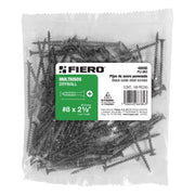 100 pijas #8 x 2-1/2'cabeza plana phillips multiusos