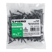 100 pijas #6 x 1'cabeza plana phillips multiusos cuerda fina