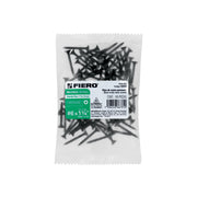 100pijas#6x1-1/4'cabeza plana phillips multiusos cuerda fina