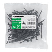 100 pijas #6 x 2'cabeza plana phillips multiusos cuerda fina