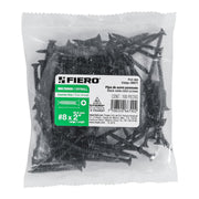 100 pijas #8 x 2'cabeza plana phillips multiusos cuerda fina