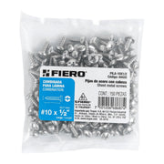 Bolsa con 150 pijas para lámina, #10 x 1/2', FIERO