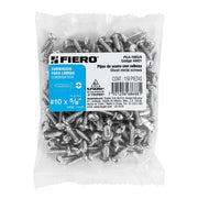 Bolsa con 150 pijas para lámina, #10 x 5/8', FIERO