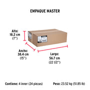 Bolsa con 100 pijas para lámina, #12 x 3', FIERO