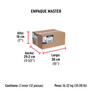 Bolsa con 100 pijas para lámina, #14 x 3', FIERO