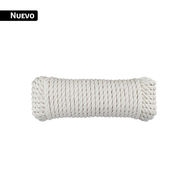 Piola de Algodón de 10 mm x 15 m natural, FIERO