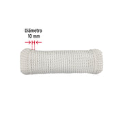 Piola de Algodón de 10 mm x 30 m natural, FIERO