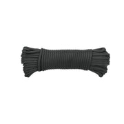 Piola de nylon paracord de 4mm x 15m negro, madeja, FIERO