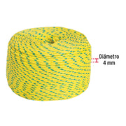 Piola de Polipropileno trenzada, multicolor, 4mm, 1 Kg