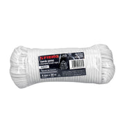 Piola de poliéster diamante de 4mmx30m blanca, madeja, FIERO