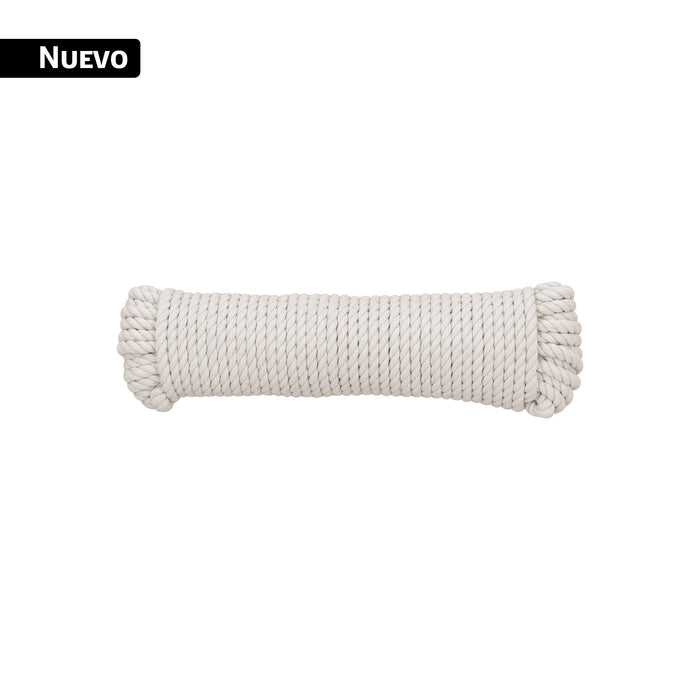 Piola de Algodón de 6 mm x 15 m natural, FIERO